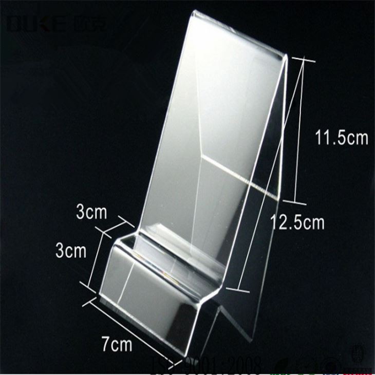 Desktop Acrylic Mobile Phone Stand Plexiglass Cell Phone Display Stand