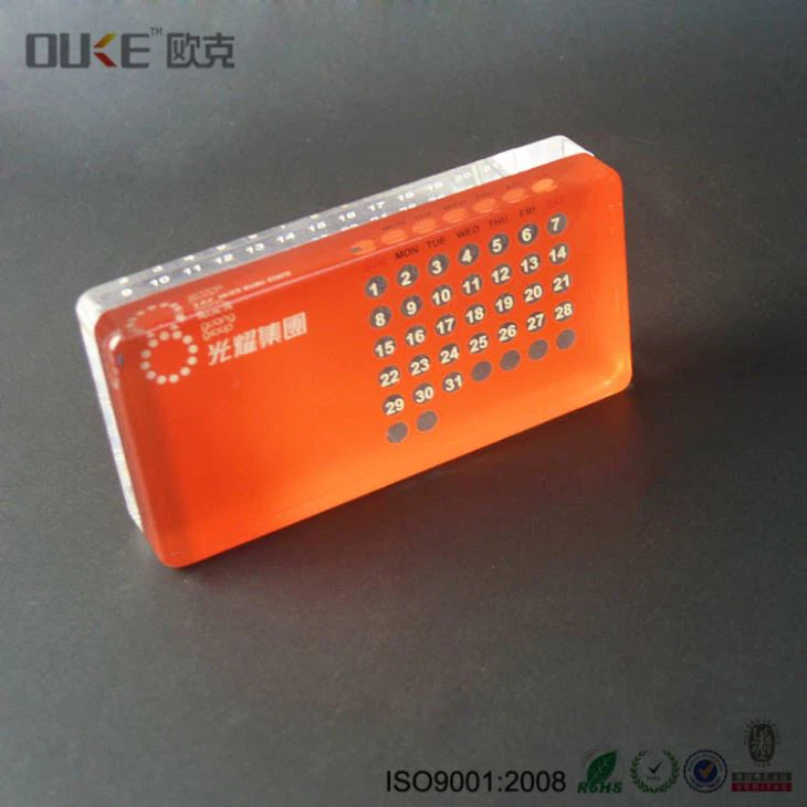Good Selling Desk Clear Acrylic Calendar Holder For Sale