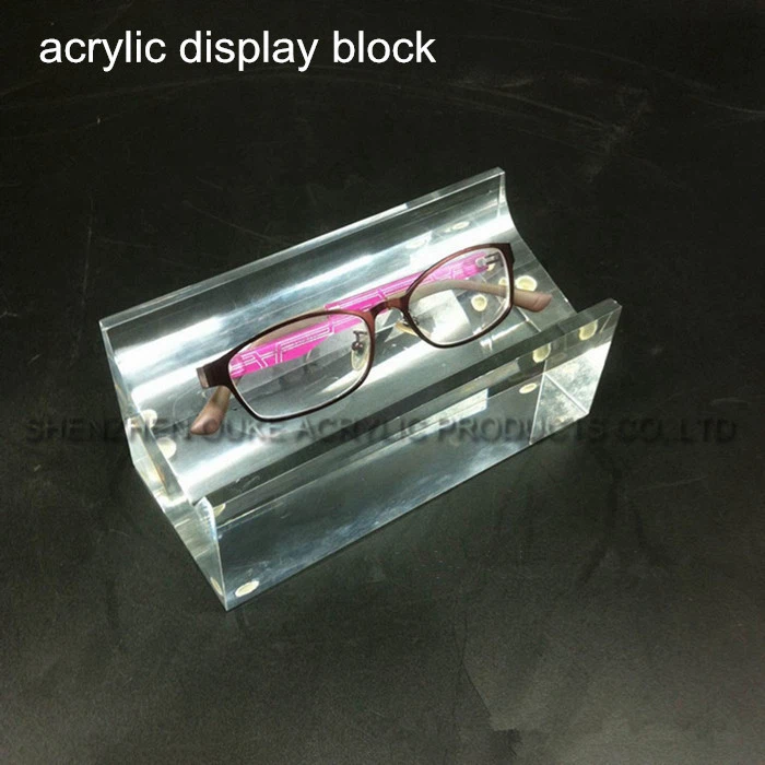 High Grade Clear Acrylic Glasses Dispaly Block/clear Solid Acrylic Cube