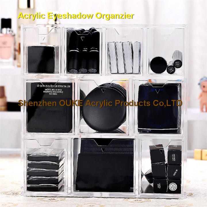 Clear Acrylic Eyeshadow Case Hot Sell Acrylic Beauty Holder