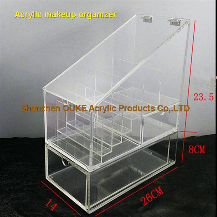 Extra Large Makeup Organiser Clear Acrylic Cosmetic Organizer