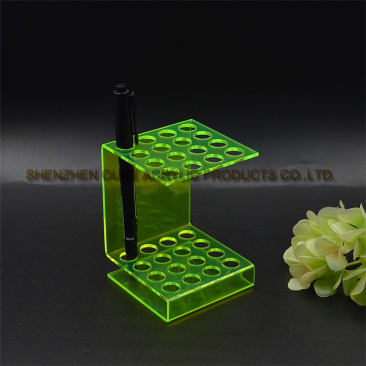 Manufacturer Custom Desktop Clear Pen Display Stand Acrylic Pen Holder