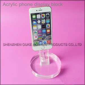 OEM Custom Clear Solid Acrylic Мобильный телефон