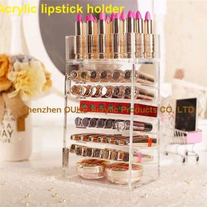 7 ярусов Большой акриловый держатель для губной помады