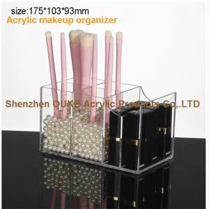 6 Кухонный акриловый макияж Organzier-Cosmetic Brush Holder
