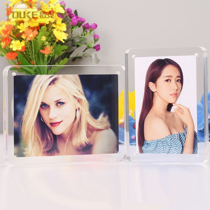 China Suppliers Clear Fillet Acrylic Photo Frames