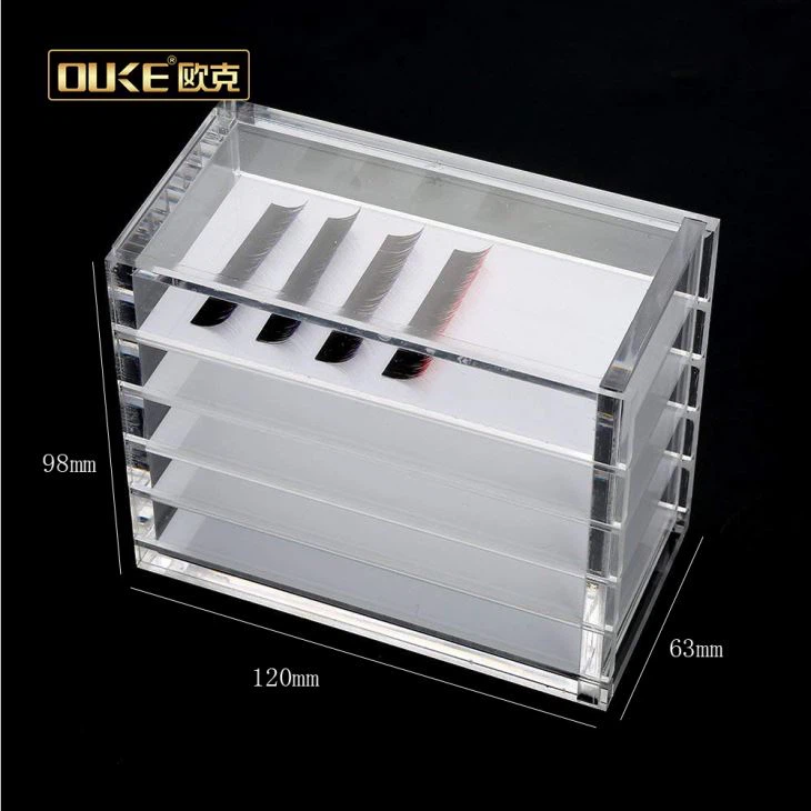 Clear Eyelash Storage Box