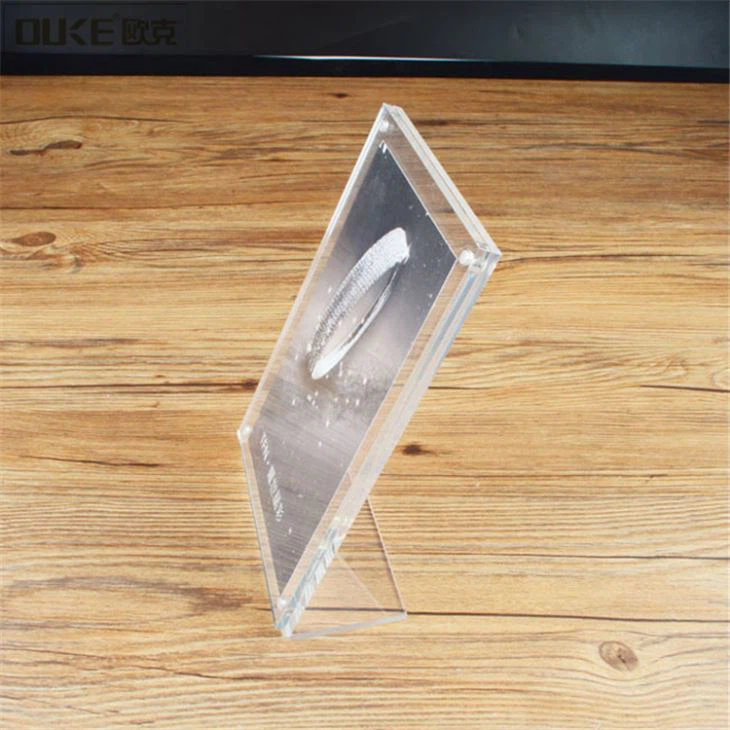 L Shaped PMMA Acrylic Sheet Photo Frames