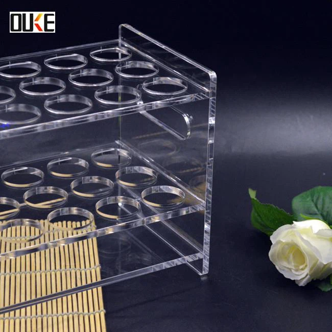 New Design 24 Holes Acrylic Test Tube Display Stand