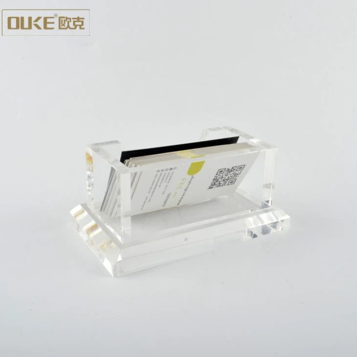 Promotion Clear Cheap Acrylic Business Card Case