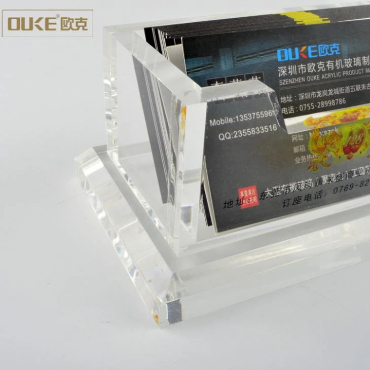Promotion Clear Cheap Acrylic Business Card Case