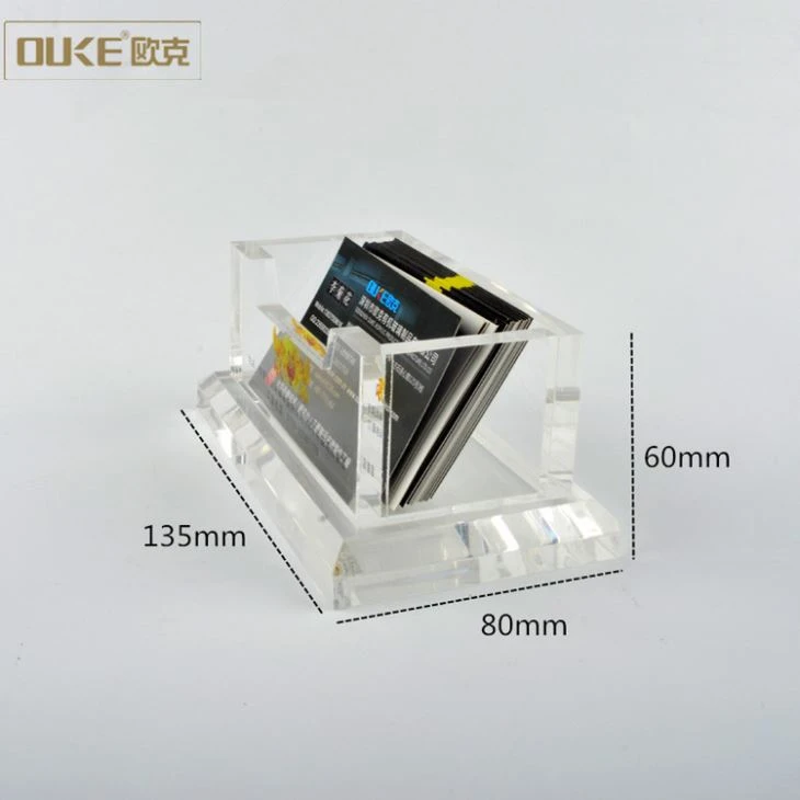 Promotion Clear Cheap Acrylic Business Card Case