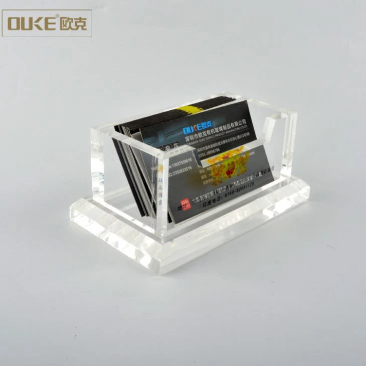 Promotion Clear Cheap Acrylic Business Card Case