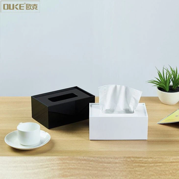 Wholesale Different Color Facial Acrylic Tissue Box