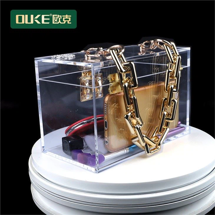 Acrylic Box Clutch Bag