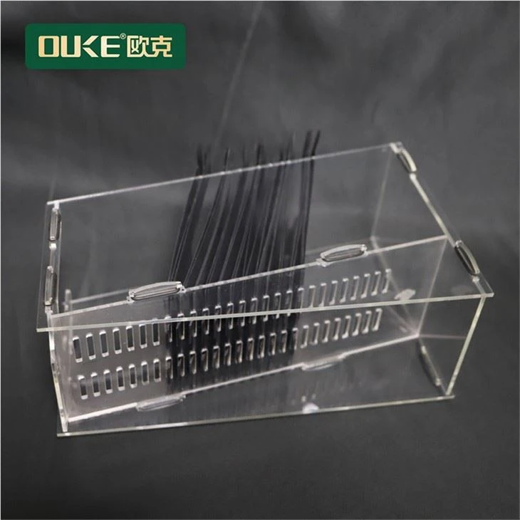 Clear Assembled Acrylic Plastic Display Case